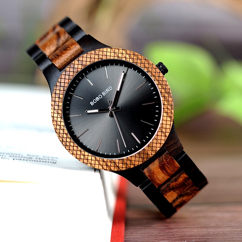 Relógio de Bambu Masculino - Classic Watch